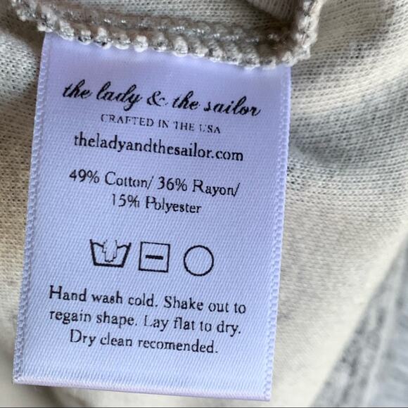 The Lady & The Sailor Woman's Sweater Dress Gray Size Small - Picture 6 of 6